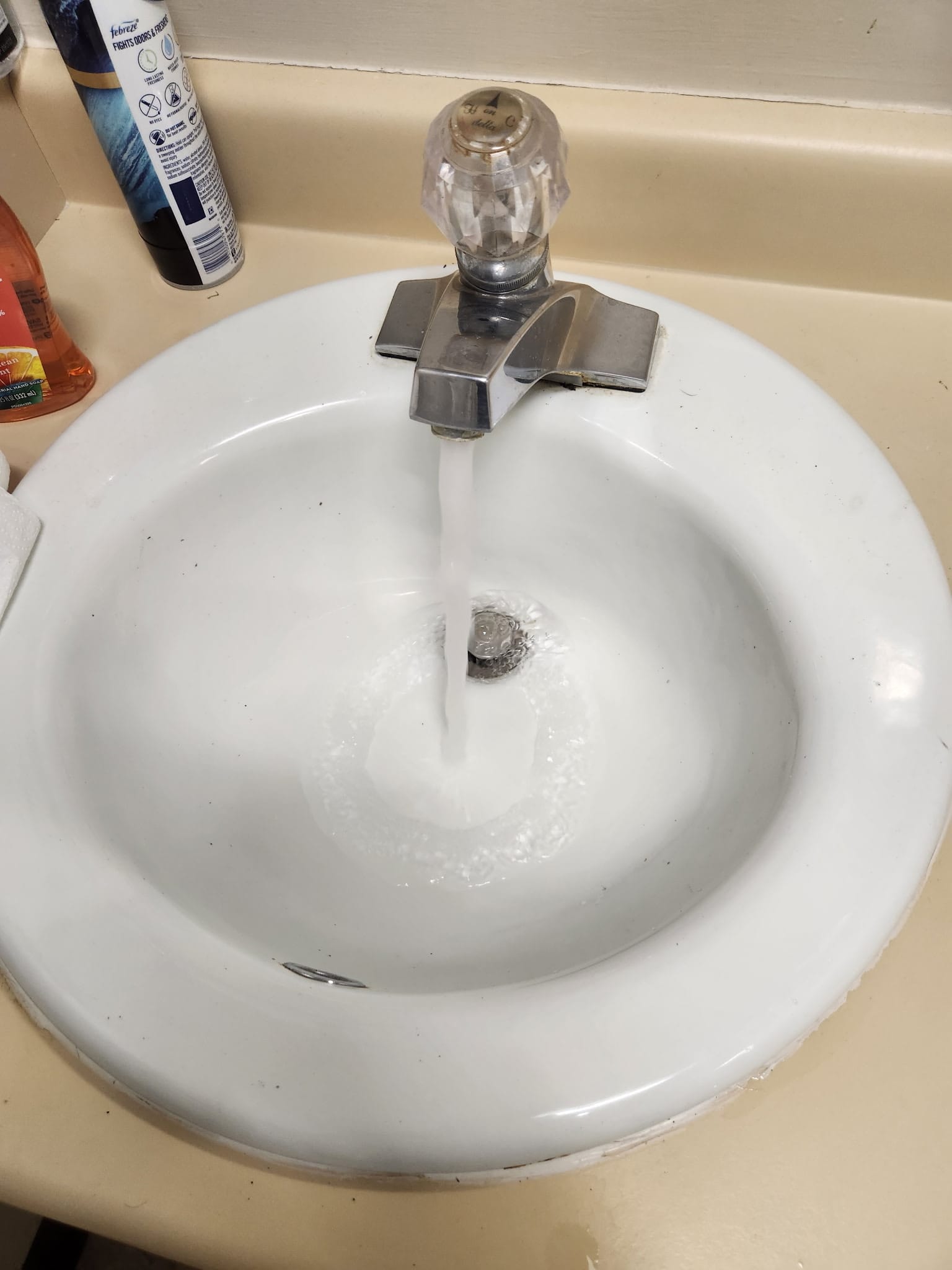 Fast flowing clean water after professional drain cleaning service in Denver home