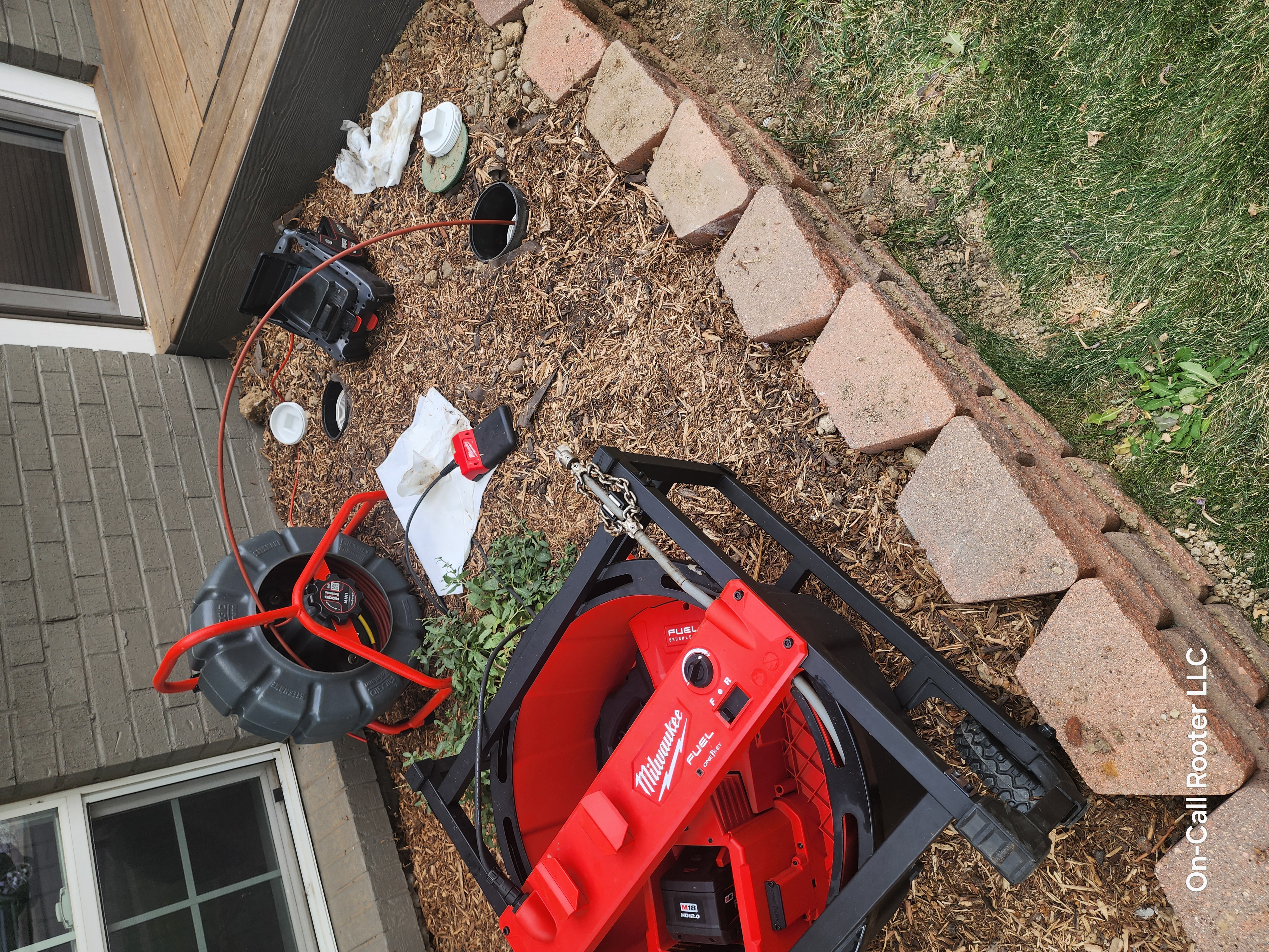 Main sewer line cleaning and camera scoping service